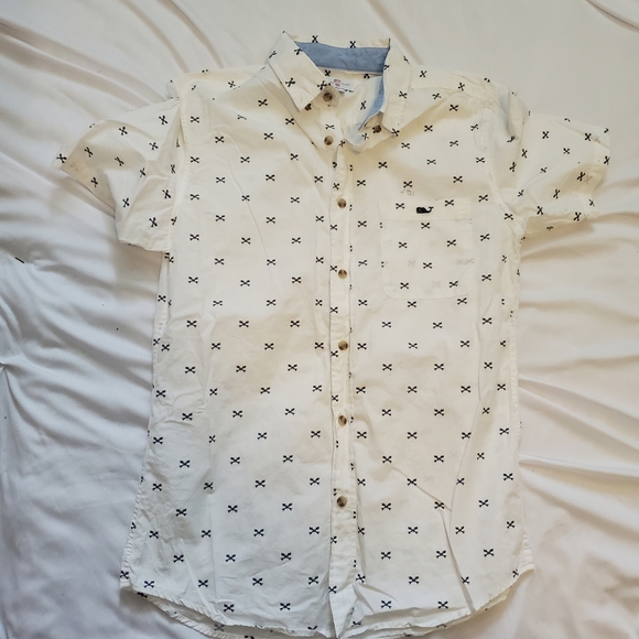 Men's vineyard vines target size small button up - Picture 1 of 3